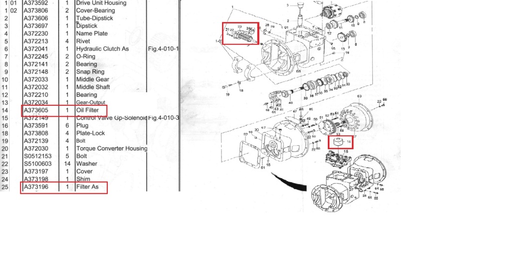 Transmission Doosan A373196