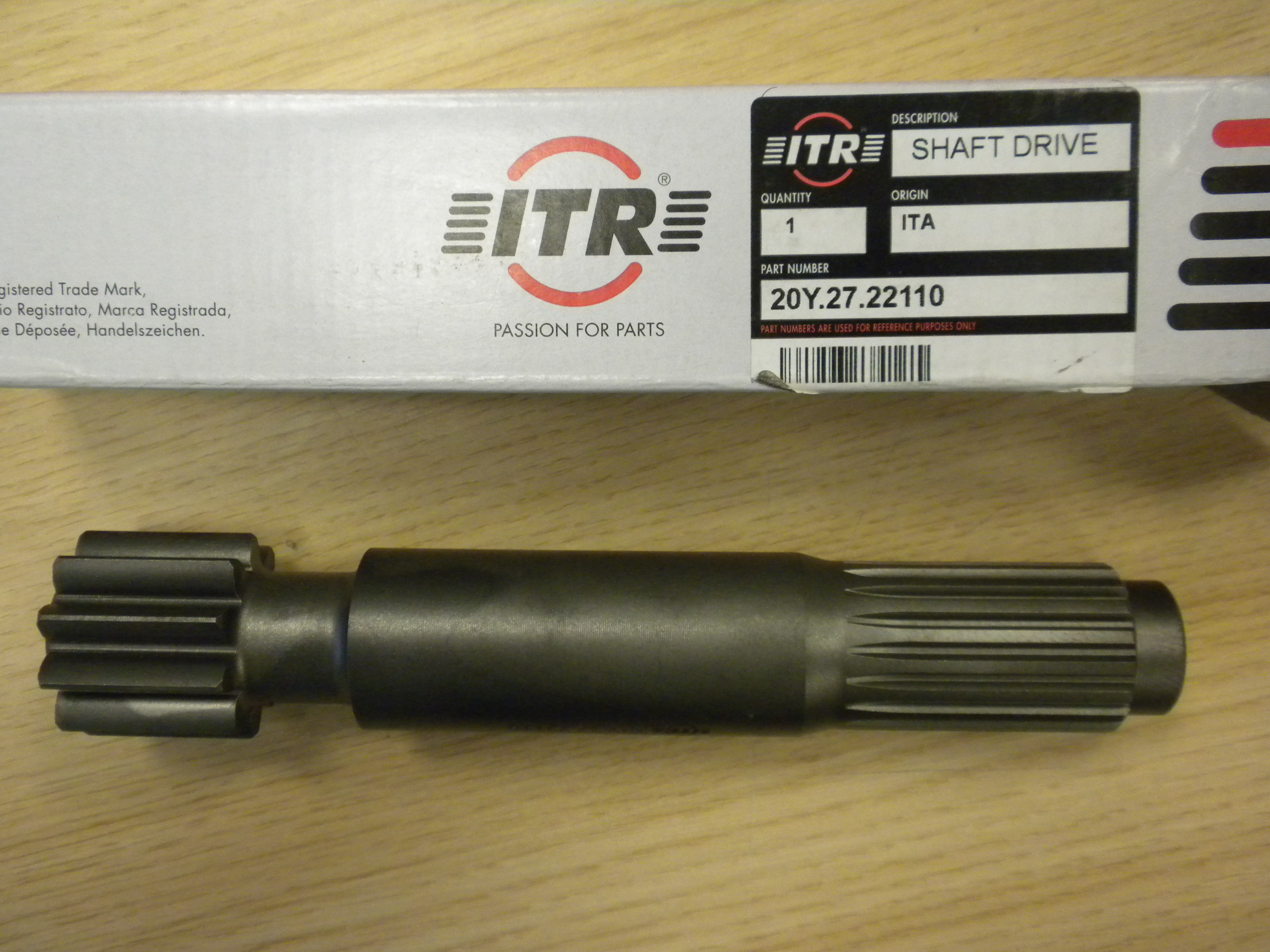 Shaft ITR 20Y-27-22110